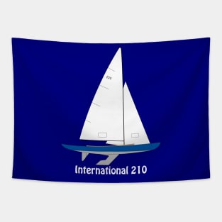 International 210 Sailboat Tapestry