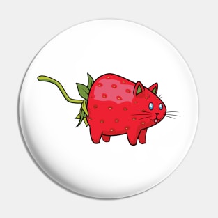 Strawberry Cat Pin