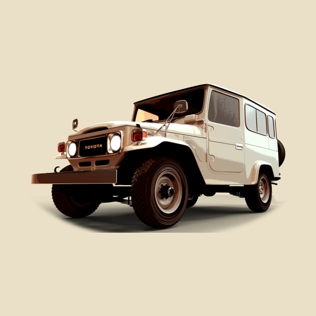 The Absolute Classic FJ 40 by FurryBallBunny