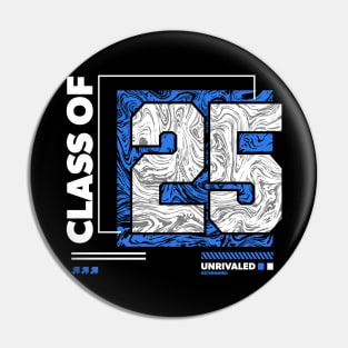 Class of 2025 Urban Streetwear // Graduation Class of '25 Blue Pin