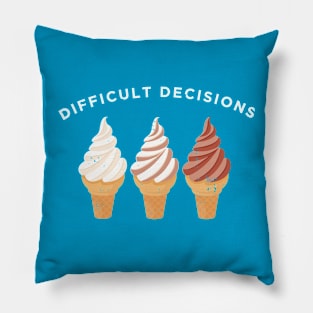 Cruise Lover Difficult Decisions Pillow