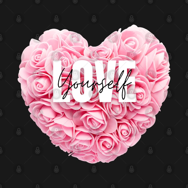 Lovely Rose Heart | Flower Heart | Valentine gift | Couple | lovers Unisex by STYLEEPOOL