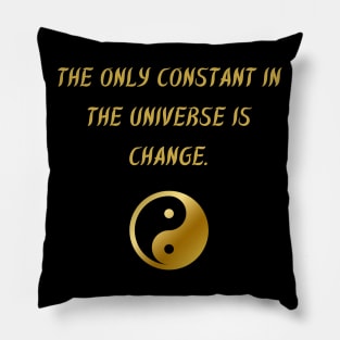 The Only Constant in The Universe Is Change. Pillow