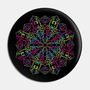 Mandala Rainbow 02596 Pin