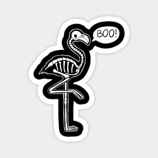 The Ghost Flamingo Magnet