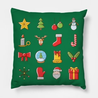 Christmas icons Pillow