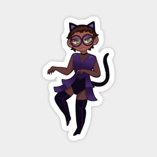 Magical Cat Girl Magnet