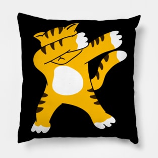 Dabbing Cat Funny Dab-dance Animal Kids Pillow