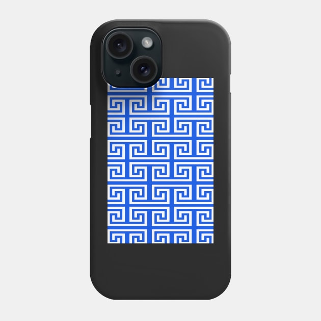 Ancient Greek kry pattern background Phone Case by mikath