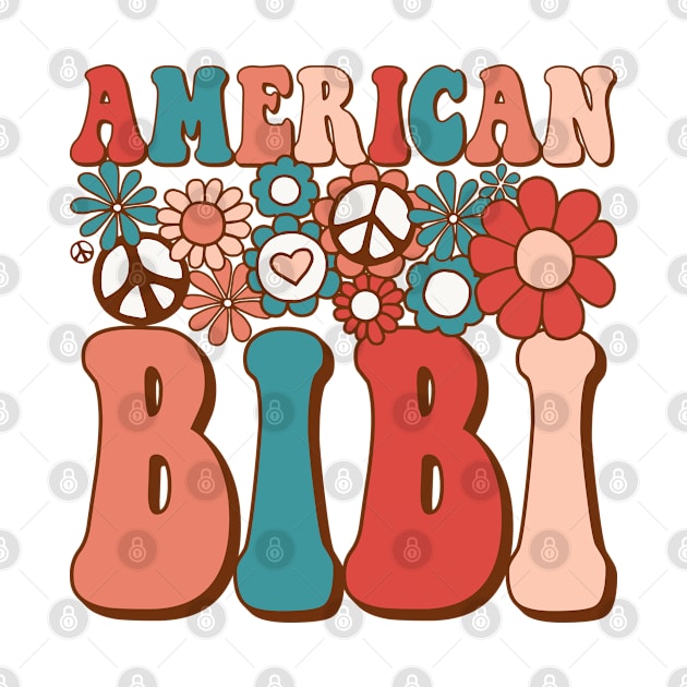 Retro Groovy American Bibi Matching Family 4th of July by BramCrye