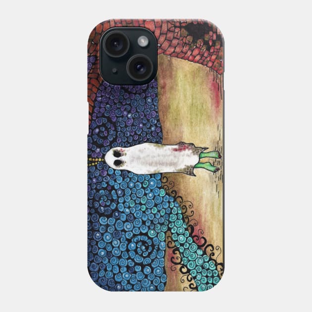 Little Dead Girl - Long Nights Phone Case by CAutumnTrapp