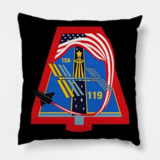 Black Panther Art - NASA Space Badge 86 Pillow