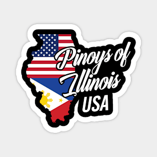 Filipinos of Illinois Design for Proud Fil-Ams Magnet