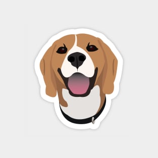 Happy Beagle Magnet