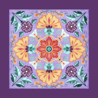 Garden Mandala - lilac T-Shirt