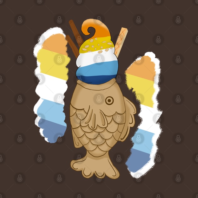 Pride taiyaki design, 2nd wave (aroace) by VixenwithStripes