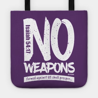 NO WEAPONS Tote