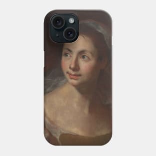 Portrait of a Girl by Francesco Solimena Phone Case