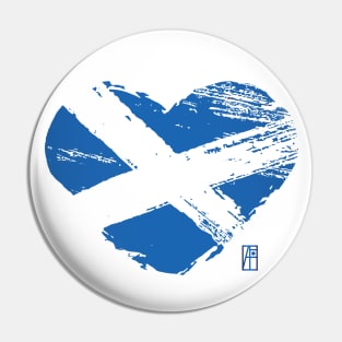 I love my country. I love Scotland. I am a patriot. In my heart, there is always the flag of Scotland Pin