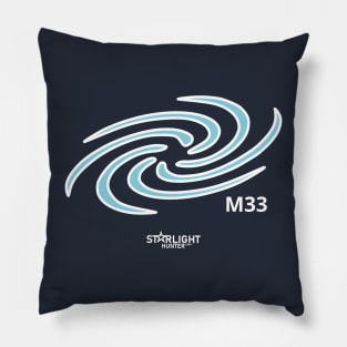 Triangulum Galaxy M33 Pillow