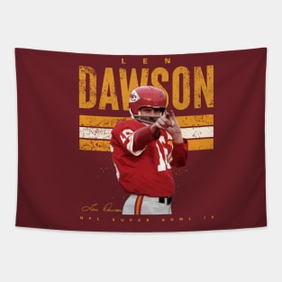 Len Dawson Kansas City Chiefs Tapestry