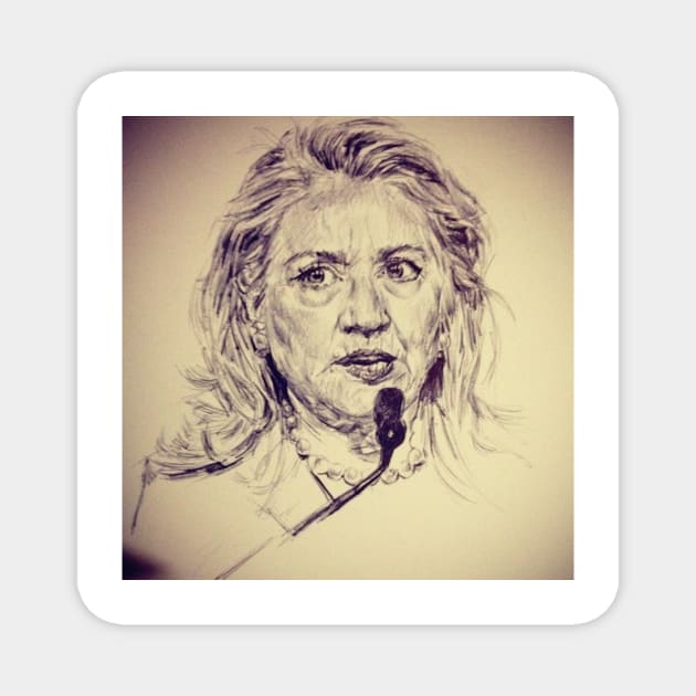 Hillary Clinton Magnet by billyhjackson86