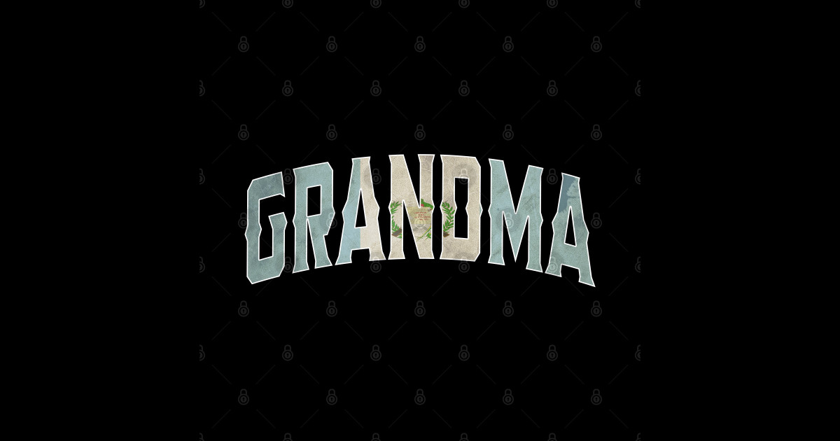 Grandma Guatemalan Vintage Heritage DNA Flag Proud Grandma Guatemalan