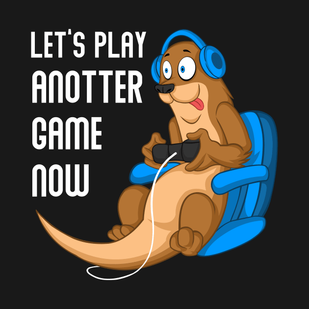 Otter Gamer Gaming Otter like otters gift by MrPeh