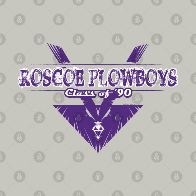 Roscoe Plowboys Class of 90   (light tees) by Illustratorator