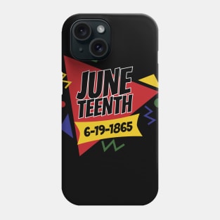 Juneteenth 6-19-1865 Retro Celebration Phone Case