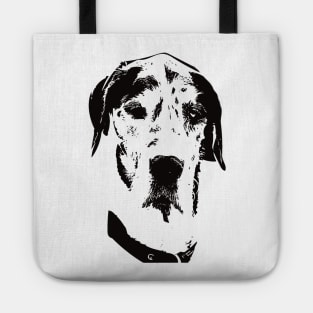 Great Dane Face Design Tote