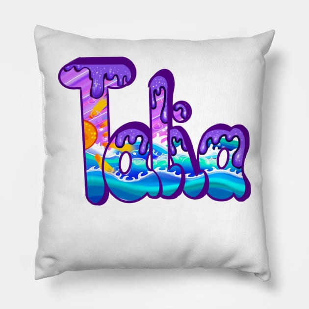 Talia top 10 best personalized first name gift ideas for girls named Talia Pillow by Artonmytee