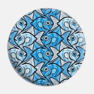 Angelfish Tessellation III Pin