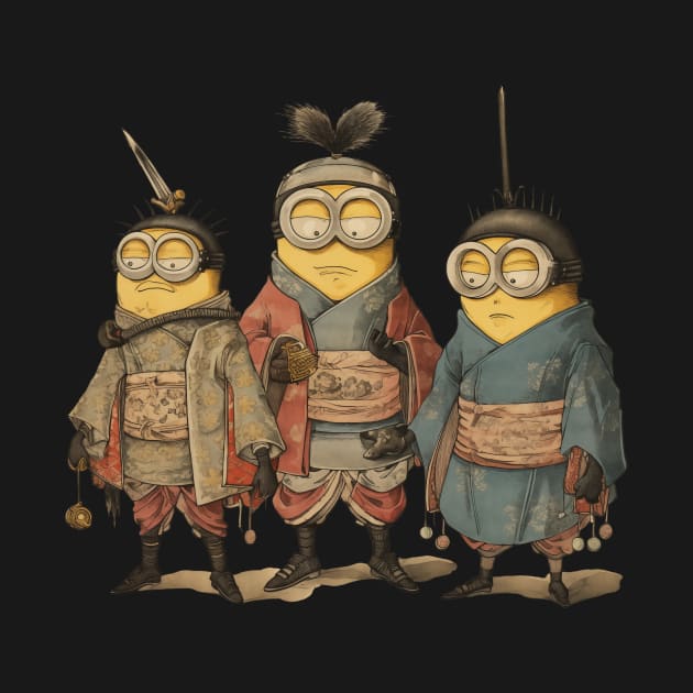 UKIYO-E MINIONS by Drank