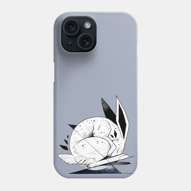 Rabbit Inktober Phone Case by RubisFirenos