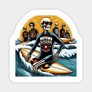 Skeleton Wave Jam 2 Magnet