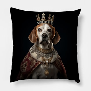 Noble Beagle - Medieval English Queen Pillow