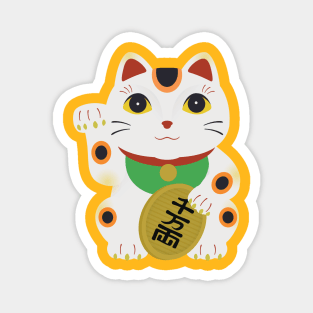 Lucky Cat Maneki Neko Magnet