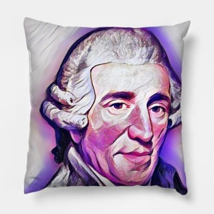 Joseph Haydn Pink Joseph Haydn Artwork 8 Pillow