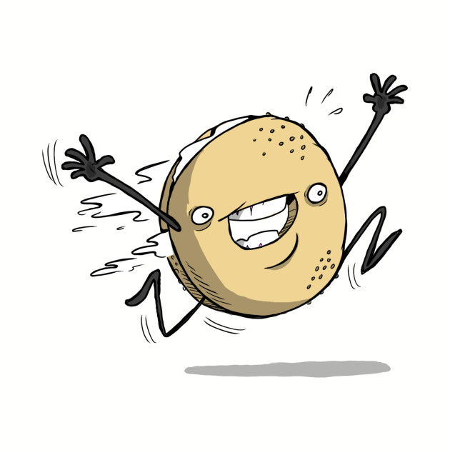 Bagel Fun Run! Bagel Kids TShirt TeePublic