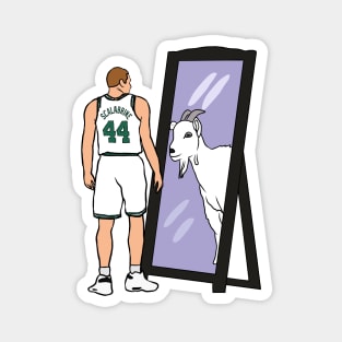 Brian Scalabrine Mirror GOAT Magnet