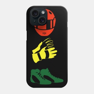 Racecar Driver Gear Awesome Helmet Glove Shoes Racing Design Phone Case