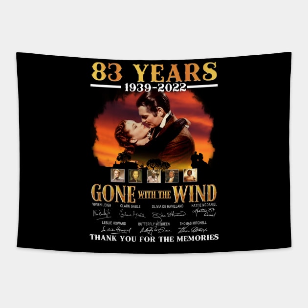 82 years 1039 2021 gone with the wind thank you for the memories Tapestry by Hoang Bich