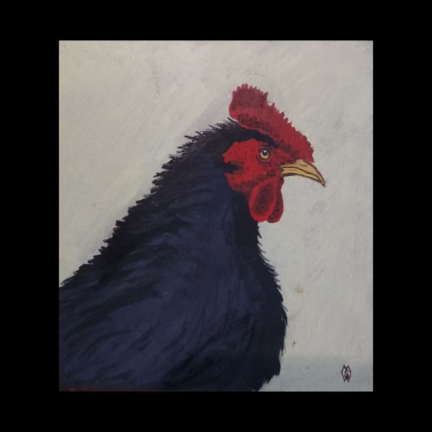 The Black Rooster by Matt Starr Fine Art