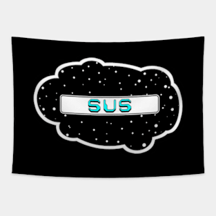 Cyan Sus! (Variant - Other colors in collection in shop) Tapestry