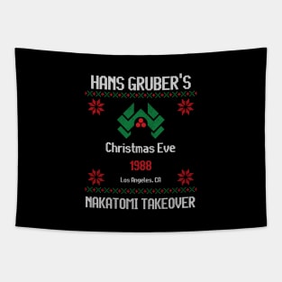 Hans Gruber's Christmas Eve 1988 Nakatomi Takeover Tapestry