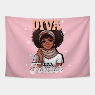 Diva forever design Tapestry