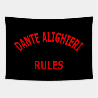 Dante Alighieri Rules Tapestry