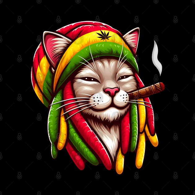 Rasta 420 Cat by defytees