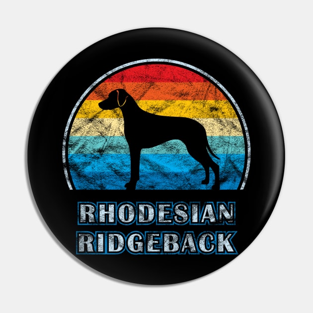 Rhodesian Ridgeback Vintage Design Dog Pin by millersye